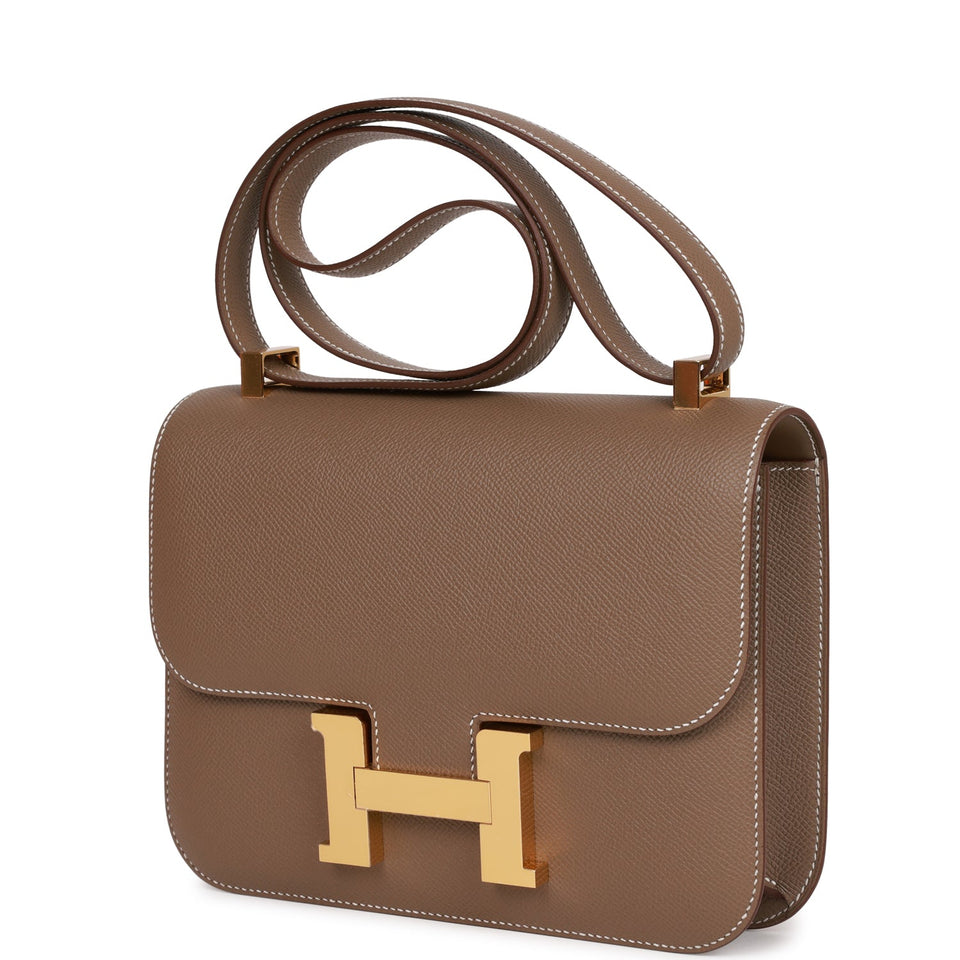 Hermes Constance 1-24 Etoupe Epsom Gold Hardware
