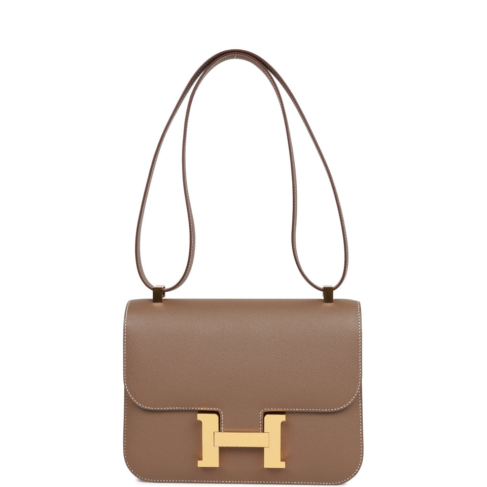 Hermes Constance 1-24 Etoupe Epsom Gold Hardware