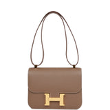 Hermes Constance 1-24 Etoupe Epsom Gold Hardware
