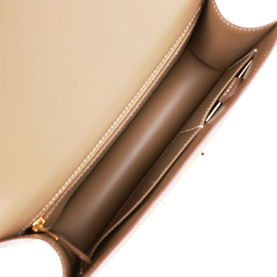 Hermes Constance 1-24 Etoupe Epsom Gold Hardware