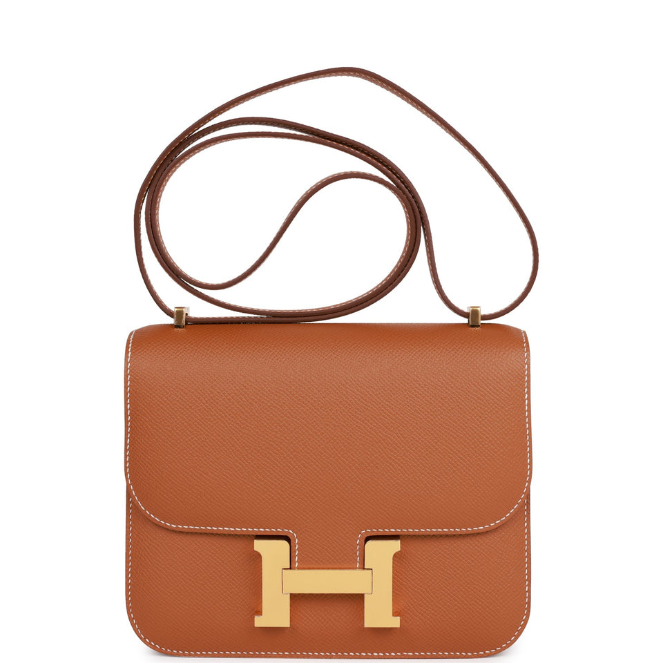 Hermes Constance 18 Gold Epsom Gold Hardware