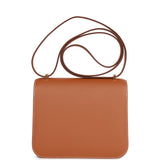 Hermes Constance 18 Gold Epsom Gold Hardware