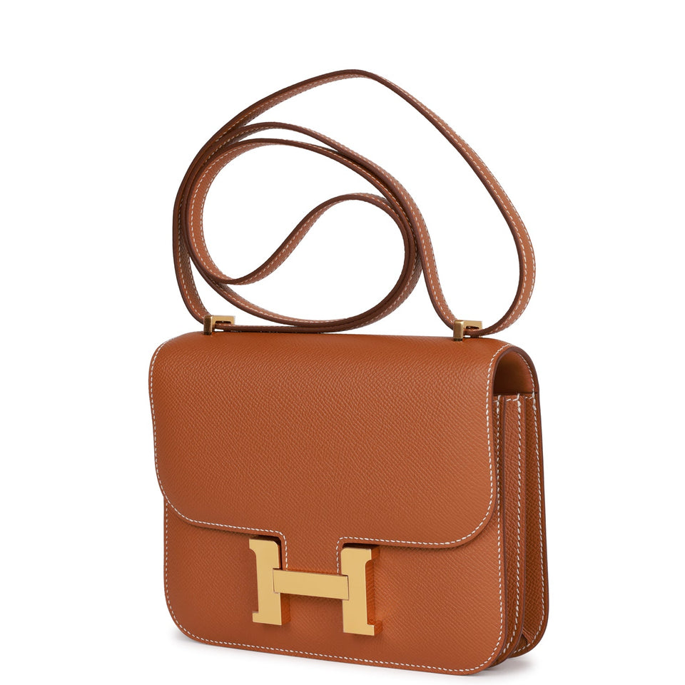 Hermes Constance 18 Gold Epsom Gold Hardware