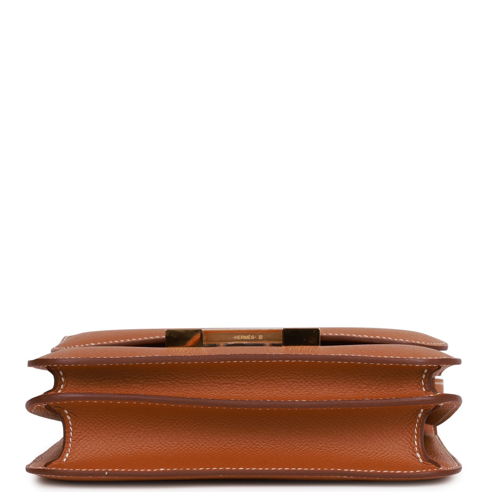 Hermes Constance 18 Gold Epsom Gold Hardware
