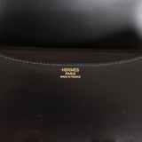 Hermes Constance 24 Black Box Gold Hardware