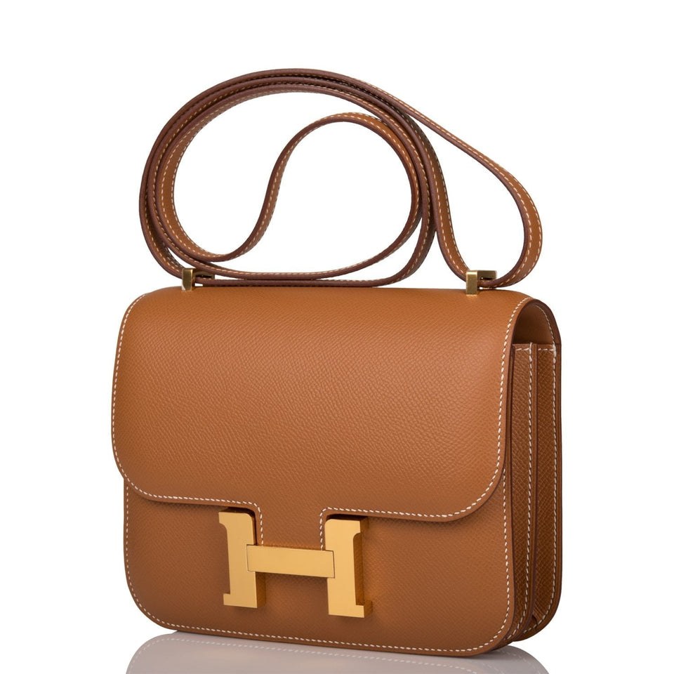 Hermes Constance 18 Gold Epsom Gold Hardware