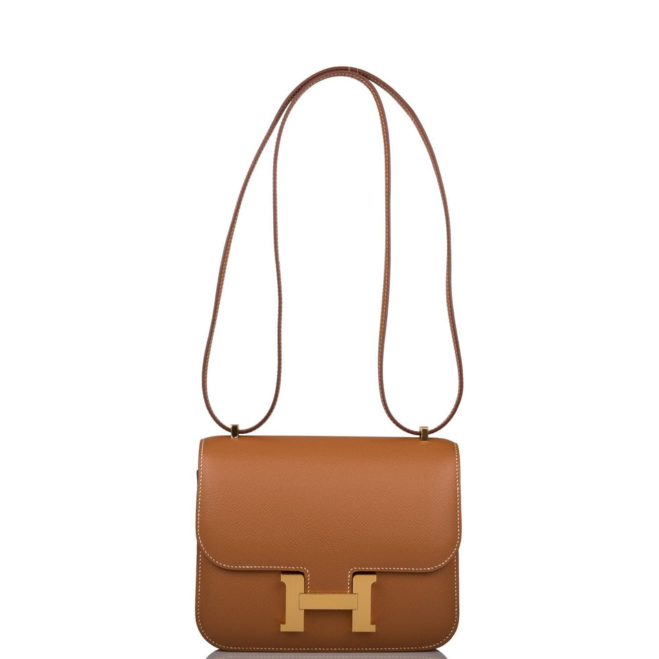 Hermes Constance 18 Gold Epsom Gold Hardware