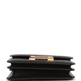 Hermes Constance 18 Black Ostrich Rose Gold Hardware