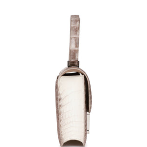 Hermes Constance 1-24 Himalaya Matte Niloticus Crocodile Palladium Hardware