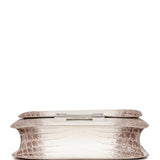 Hermes Constance 1-24 Himalaya Matte Niloticus Crocodile Palladium Hardware