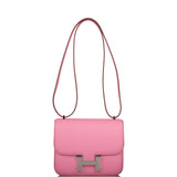 Hermes Constance 18 Bubblegum Epsom Palladium Hardware