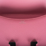 Hermes Constance 18 Bubblegum Epsom Palladium Hardware
