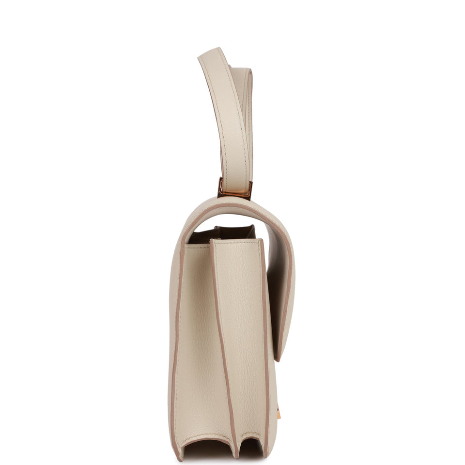 Hermes Constance 24 Gris Perle Evercolor Rose Gold Hardware