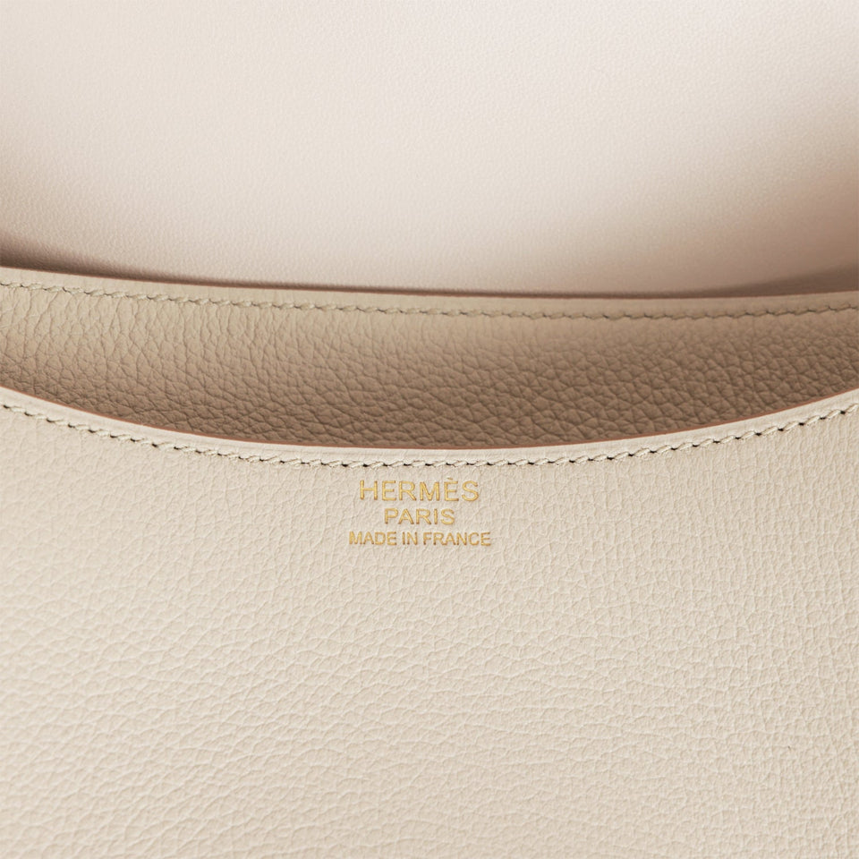 Hermes Constance 24 Gris Perle Evercolor Rose Gold Hardware