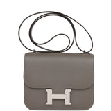 Hermes Constance 18 Gris Meyer Epsom Palladium Hardware