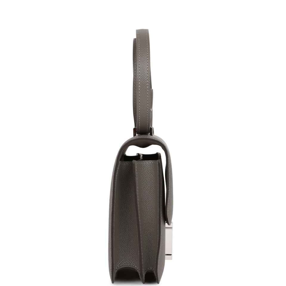 Hermes Constance 18 Gris Meyer Epsom Palladium Hardware