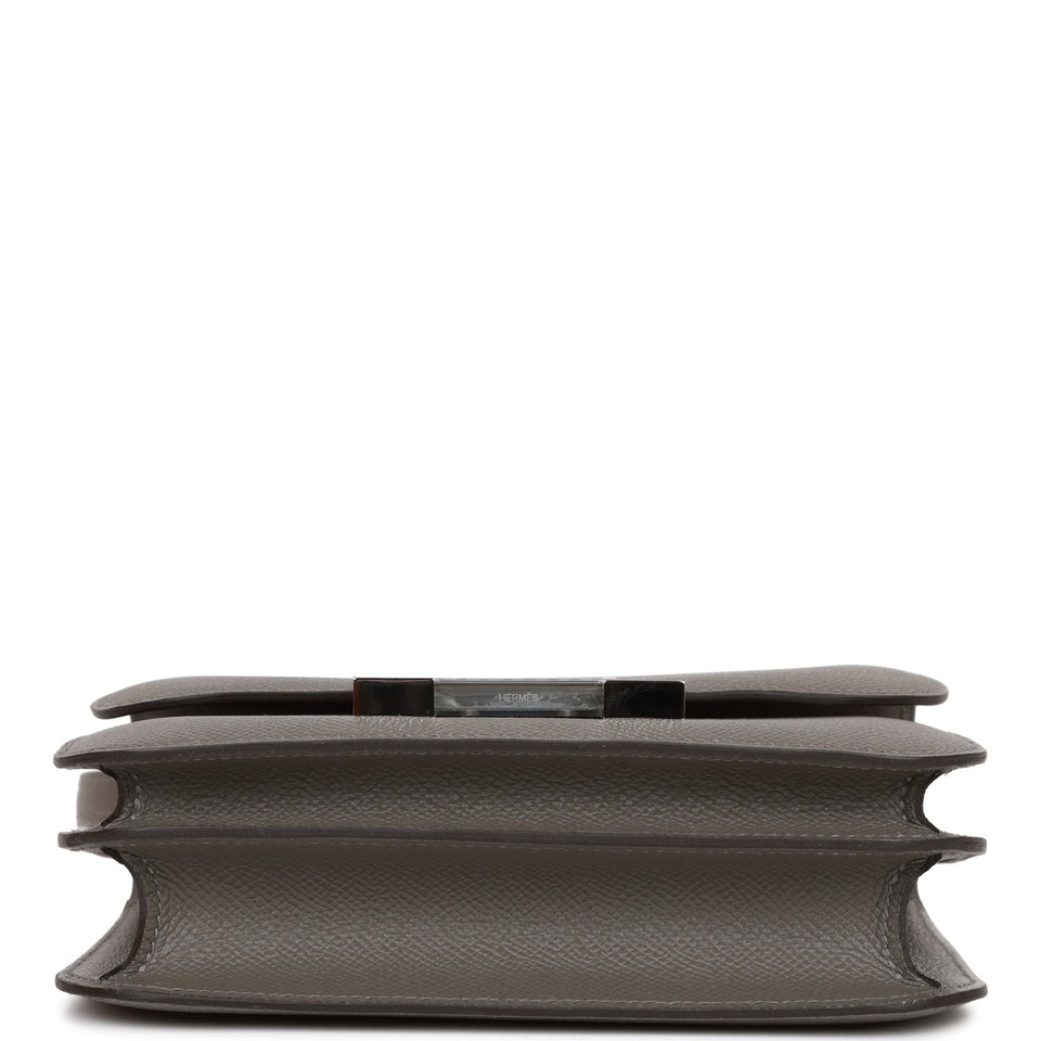 Hermes Constance 18 Gris Meyer Epsom Palladium Hardware