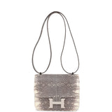 Hermes Mini Constance 18 Ombre Lizard Varanus Palladium Hardware