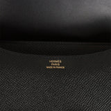 Hermes Constance 18 Black Epsom Gold Hardware