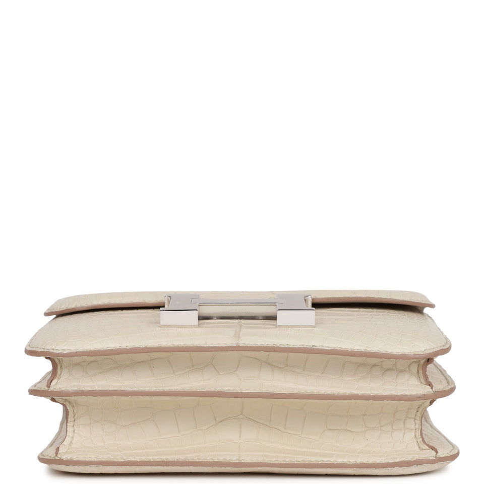 Hermes Constance 18 Beton Matte Alligator Palladium Hardware