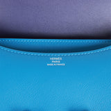 Hermes Constance 18 Mykonos Verso Evercolor Palladium Hardware
