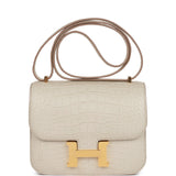Hermes Constance 18 Beton Matte Alligator Gold Hardware