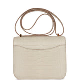 Hermes Constance 18 Beton Matte Alligator Gold Hardware