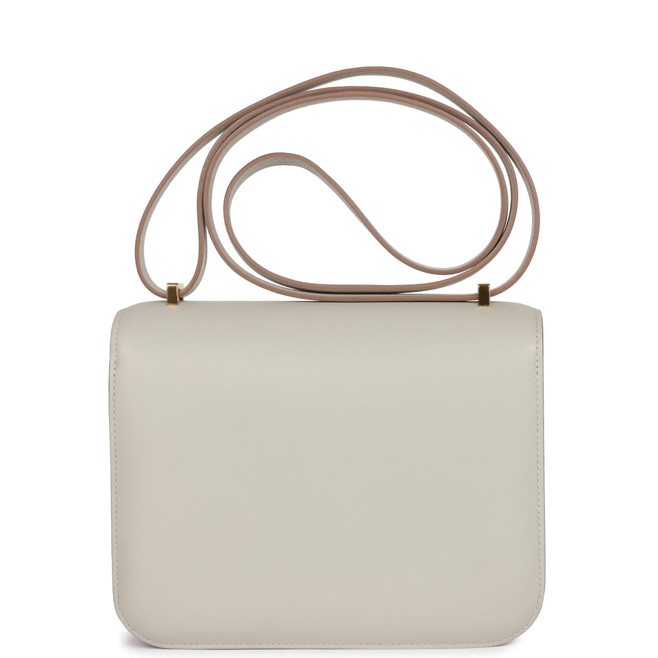 Hermes Constance 18 Gris Perle Swift Gold Hardware