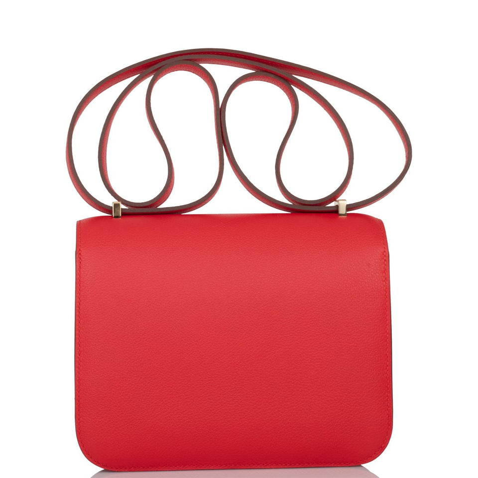 Hermes Constance 18 Rouge de Coeur Verso Evercolor Permabrass Hardware