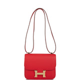 Hermes Constance 18 Rouge de Coeur Verso Evercolor Permabrass Hardware