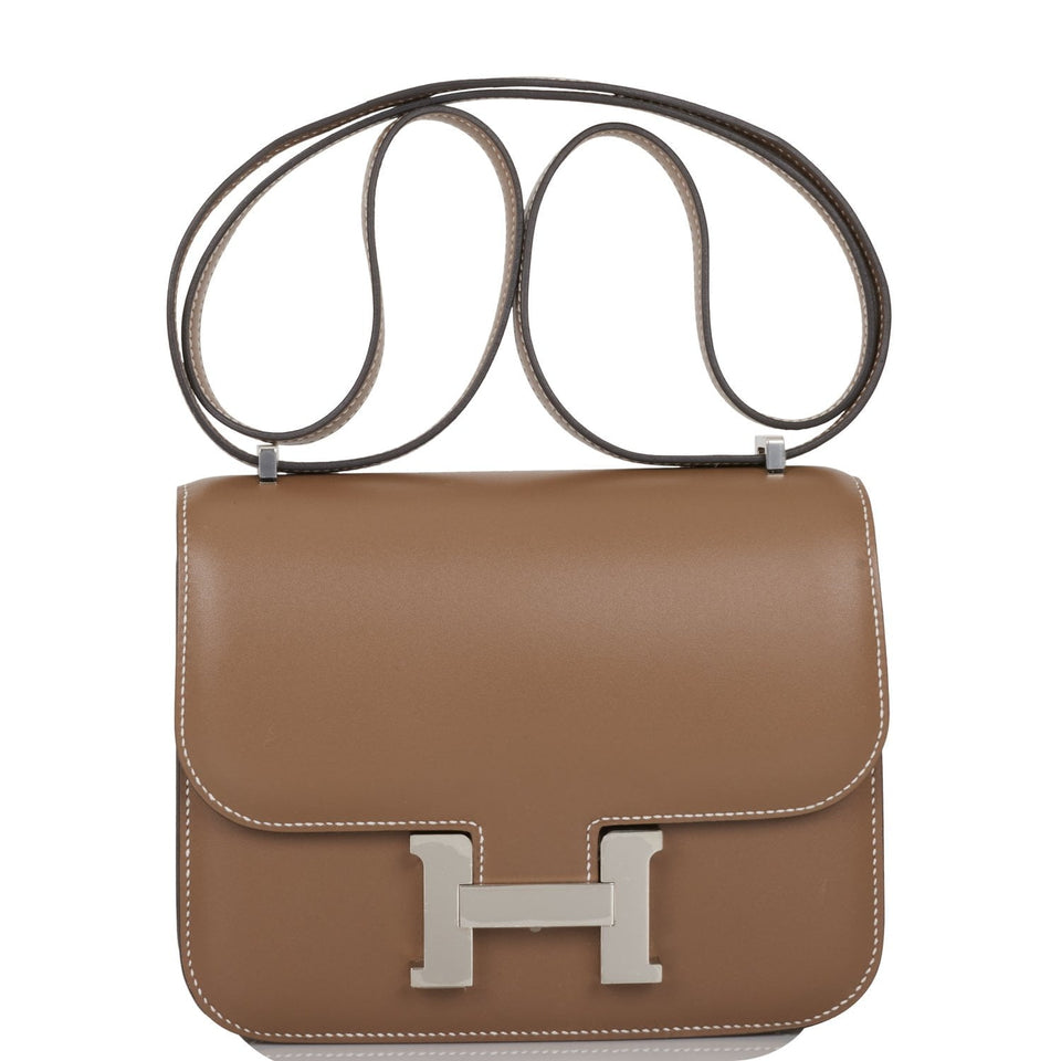 Hermes Constance 18 Etoupe Tadelakt Palladium Hardware