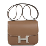 Hermes Constance 18 Etoupe Tadelakt Palladium Hardware
