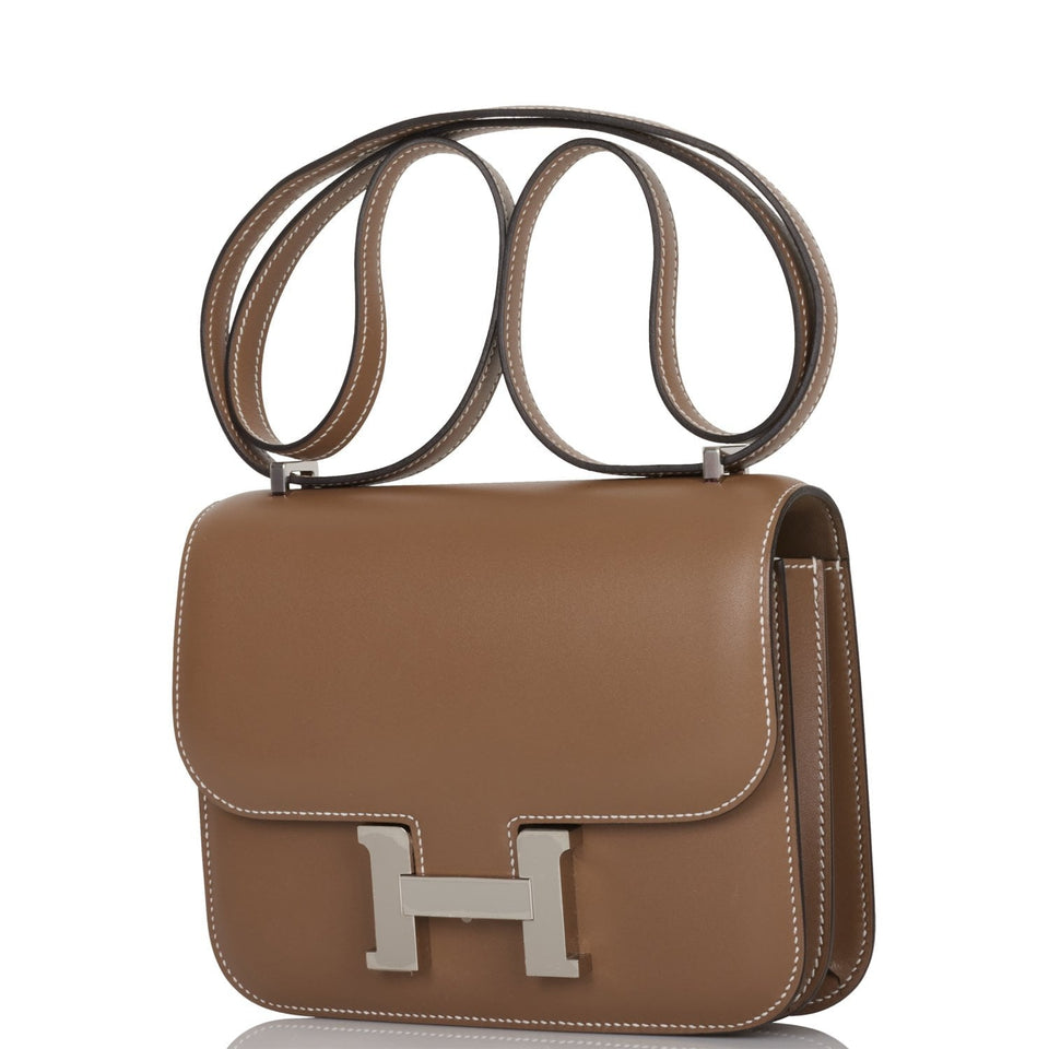 Hermes Constance 18 Etoupe Tadelakt Palladium Hardware