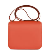 Hermes Constance 1-18 Orange Swift Gold Hardware