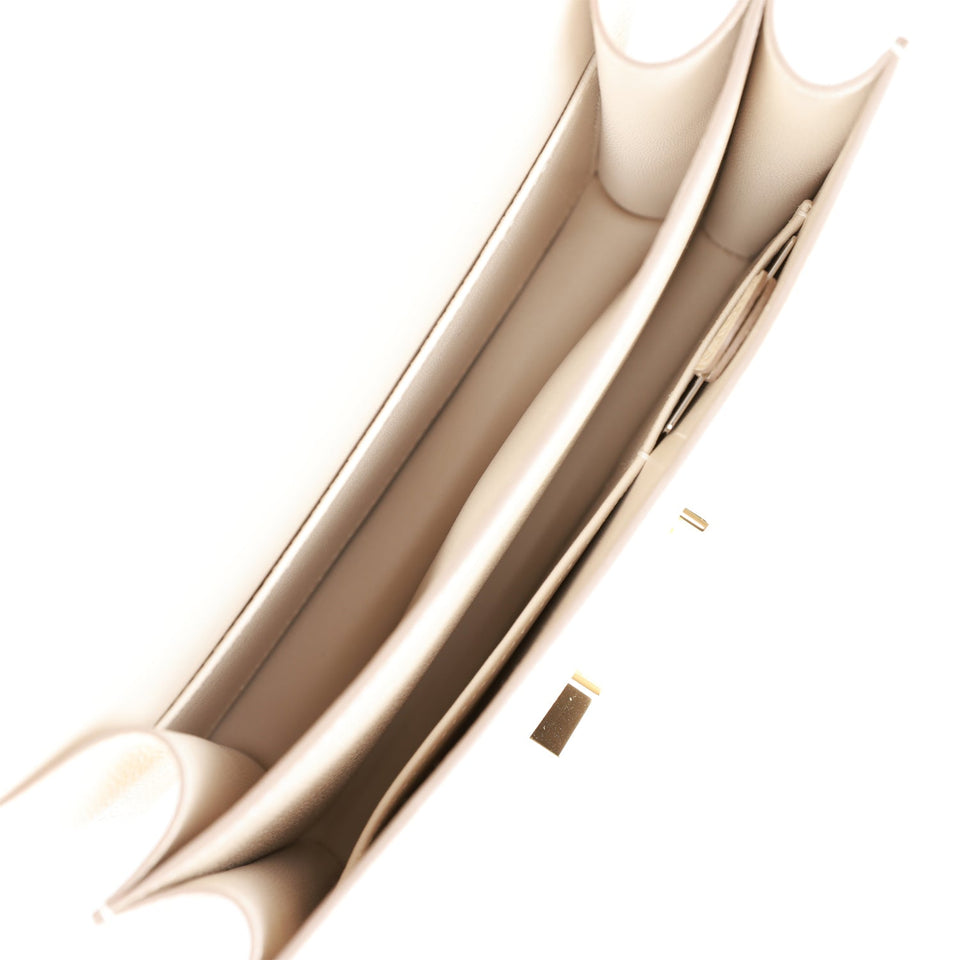 Hermes Constance 1-18 Craie Epsom Gold Hardware
