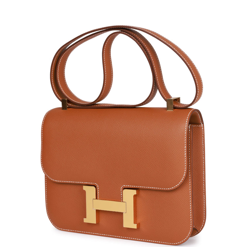 Hermes Constance 1-24 Gold Epsom Gold Hardware
