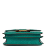 Hermes Constance 18 Vert Verone Ostrich Gold Hardware