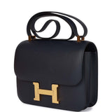Hermes Constance 24 Bleu Nuit Evercolor Gold Hardware