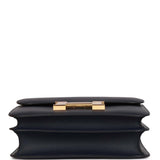 Hermes Constance 24 Bleu Nuit Evercolor Gold Hardware