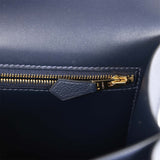Hermes Constance 24 Bleu Nuit Evercolor Gold Hardware