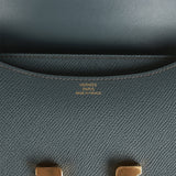 Hermes Constance 18 Bleu Orage Epsom Gold Hardware