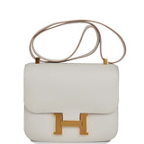Hermes Constance 24 Gris Perle Evercolor Gold Hardware