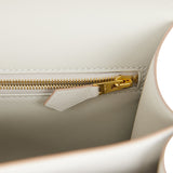 Hermes Constance 24 Gris Perle Evercolor Gold Hardware