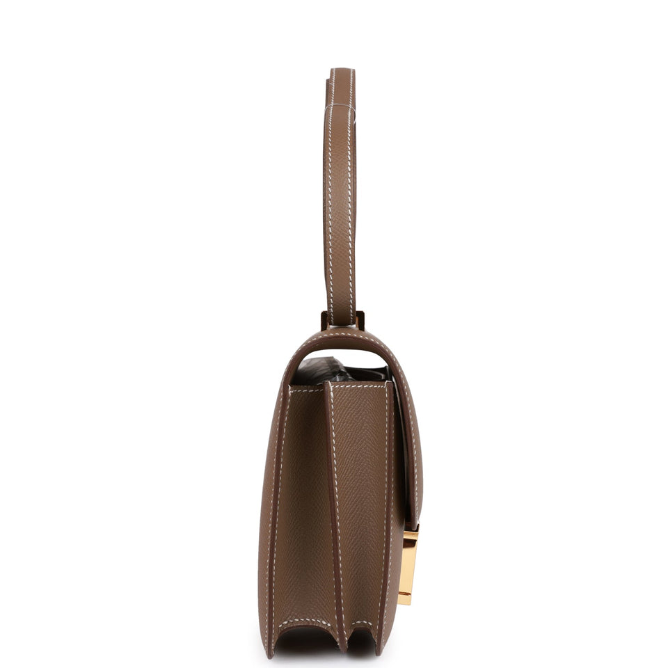 Hermes Constance 18 Etoupe Epsom Gold Hardware