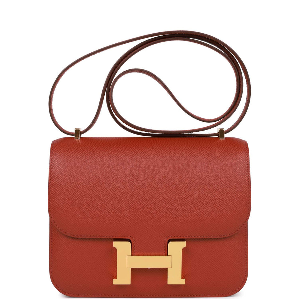 Hermes Constance 1-18 Rouge Venitien Epsom Gold Hardware