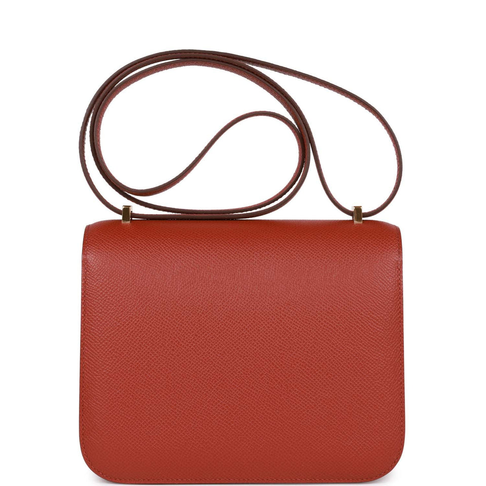Hermes Constance 1-18 Rouge Venitien Epsom Gold Hardware