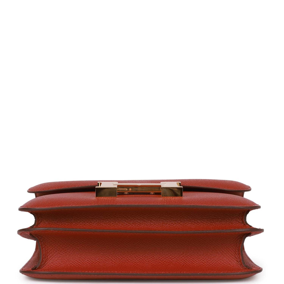 Hermes Constance 1-18 Rouge Venitien Epsom Gold Hardware