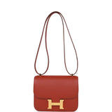 Hermes Constance 1-18 Rouge Venitien Epsom Gold Hardware
