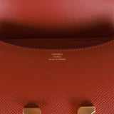 Hermes Constance 1-18 Rouge Venitien Epsom Gold Hardware