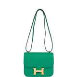 Hermes Constance 18 Vert Jade Epsom Gold Hardware